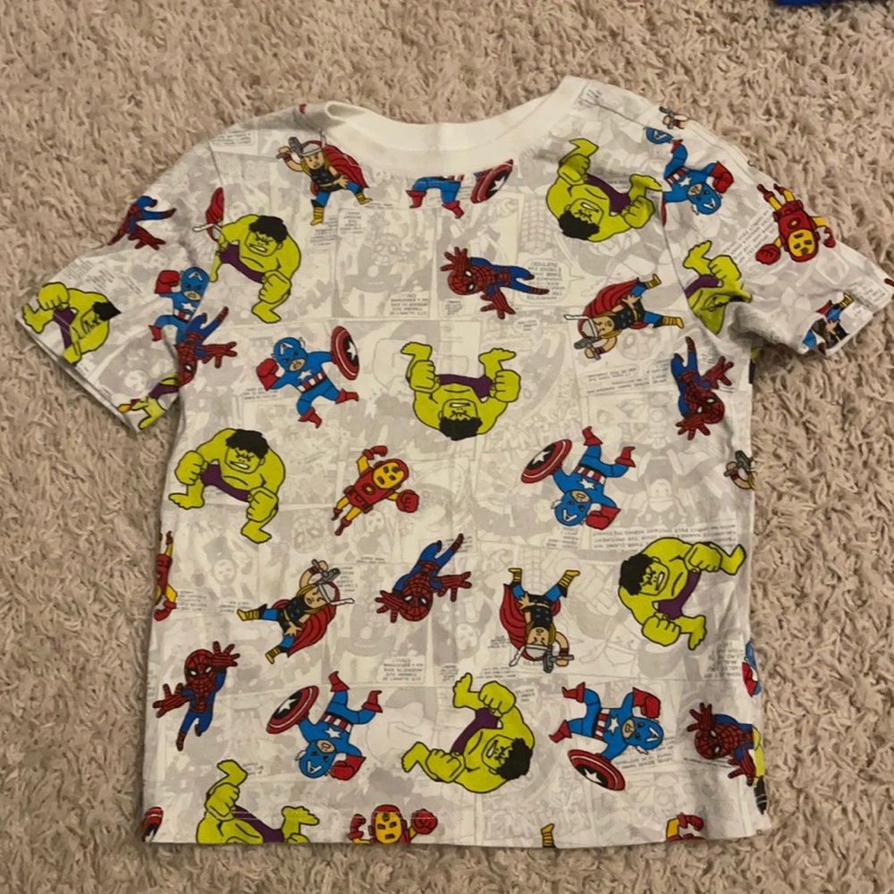 Boy super hero tee shirt